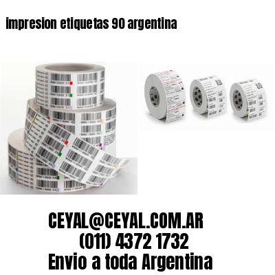 impresion etiquetas 90 argentina