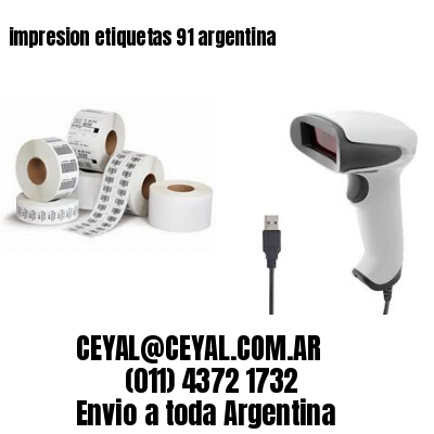 impresion etiquetas 91 argentina
