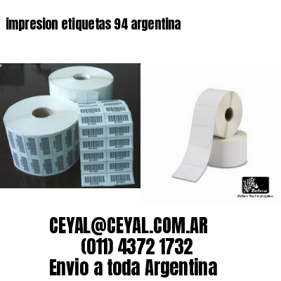 impresion etiquetas 94 argentina