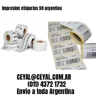 impresion etiquetas 98 argentina