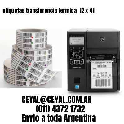etiquetas transferencia termica  12 x 41
