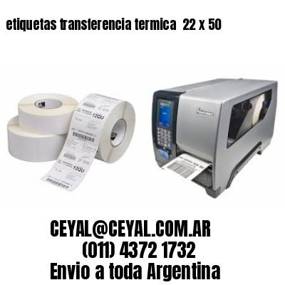 etiquetas transferencia termica  22 x 50