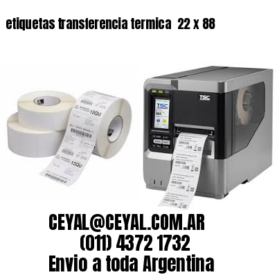 etiquetas transferencia termica  22 x 88