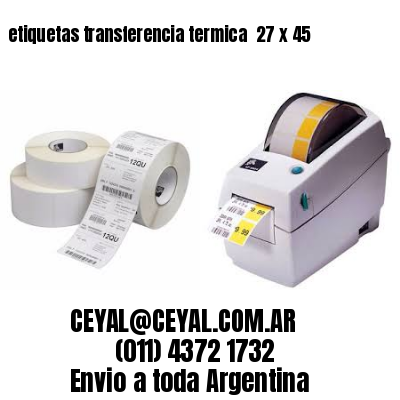 etiquetas transferencia termica  27 x 45