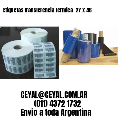 etiquetas transferencia termica  27 x 46