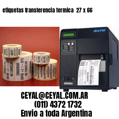 etiquetas transferencia termica  27 x 66