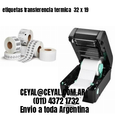 etiquetas transferencia termica  32 x 19