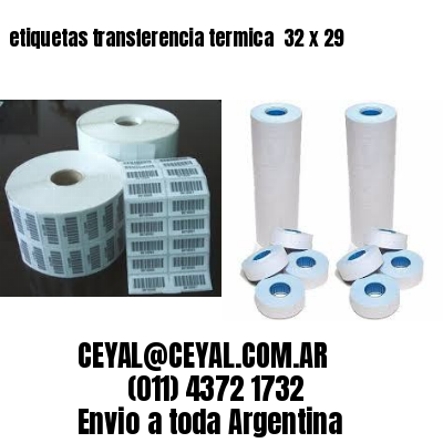 etiquetas transferencia termica  32 x 29