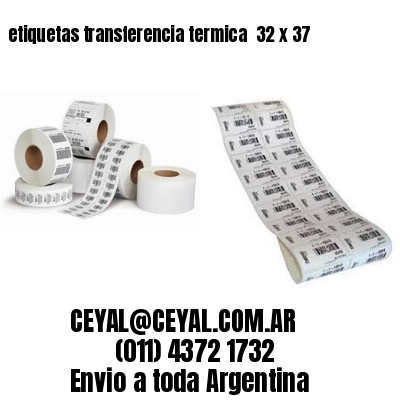 etiquetas transferencia termica  32 x 37