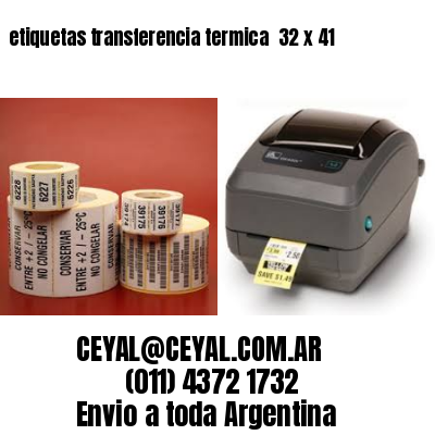 etiquetas transferencia termica  32 x 41