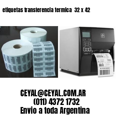 etiquetas transferencia termica  32 x 42