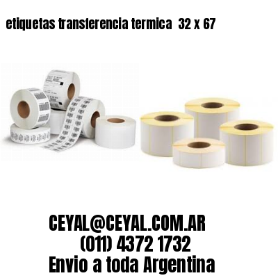 etiquetas transferencia termica  32 x 67