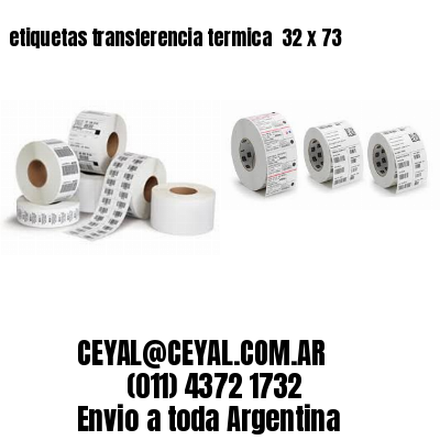 etiquetas transferencia termica  32 x 73