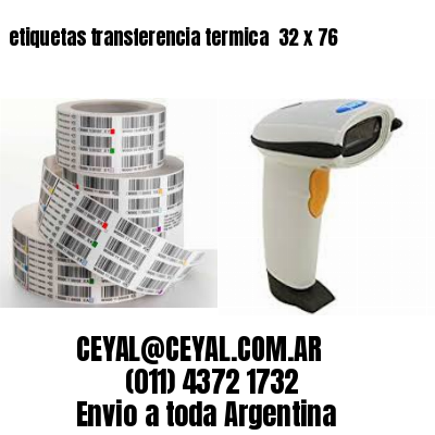 etiquetas transferencia termica  32 x 76