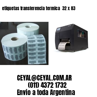 etiquetas transferencia termica  32 x 83