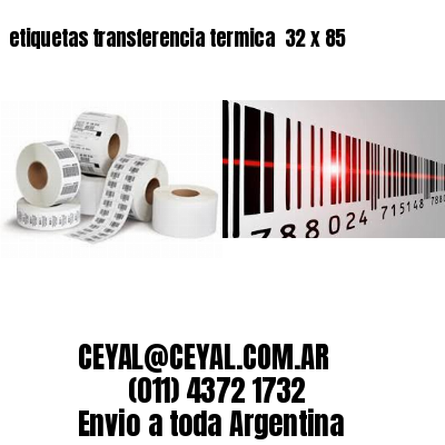 etiquetas transferencia termica  32 x 85