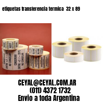 etiquetas transferencia termica  32 x 89