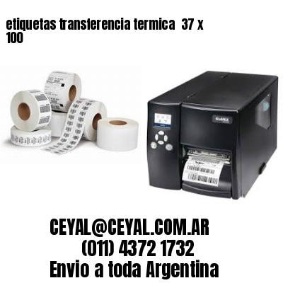 etiquetas transferencia termica  37 x 100