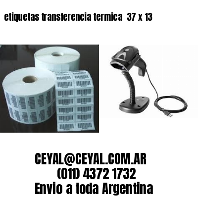 etiquetas transferencia termica  37 x 13
