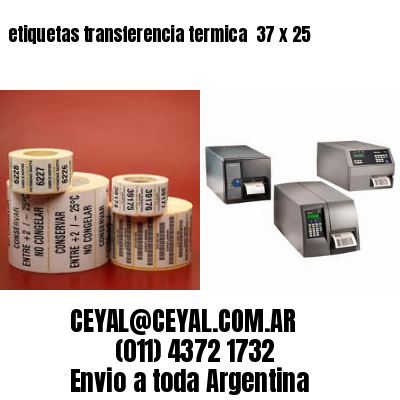 etiquetas transferencia termica  37 x 25