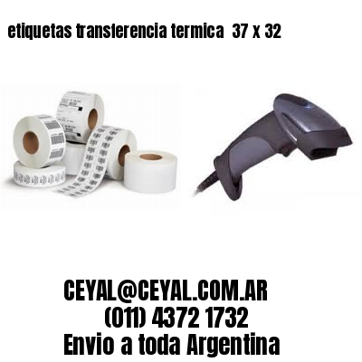 etiquetas transferencia termica  37 x 32