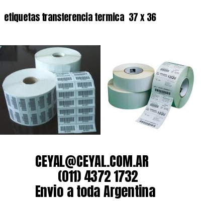 etiquetas transferencia termica  37 x 36