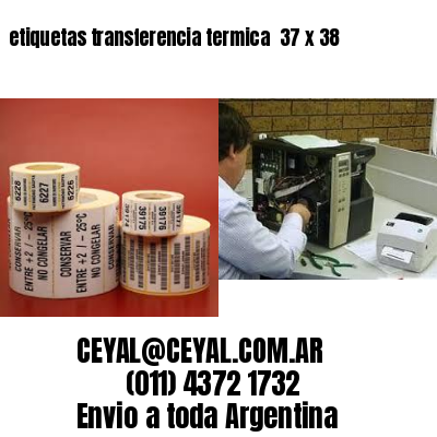 etiquetas transferencia termica  37 x 38