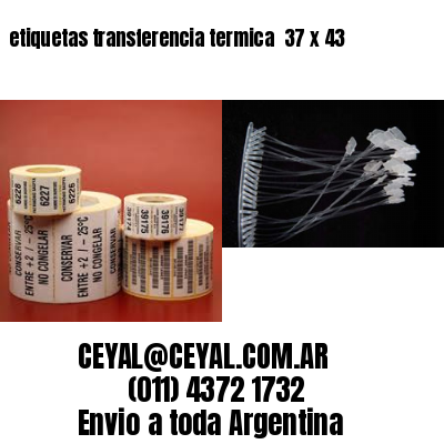 etiquetas transferencia termica  37 x 43
