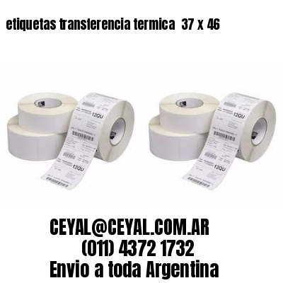etiquetas transferencia termica  37 x 46
