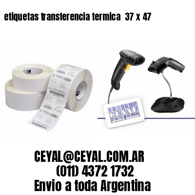 etiquetas transferencia termica  37 x 47