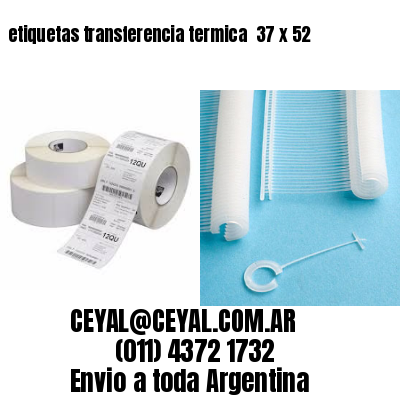 etiquetas transferencia termica  37 x 52