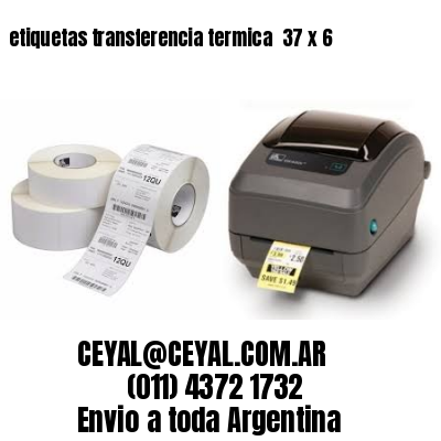 etiquetas transferencia termica  37 x 6