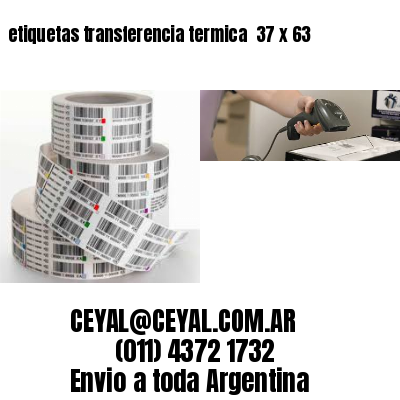 etiquetas transferencia termica  37 x 63