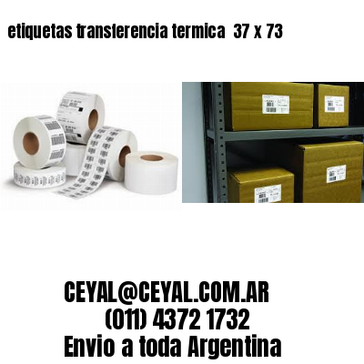 etiquetas transferencia termica  37 x 73