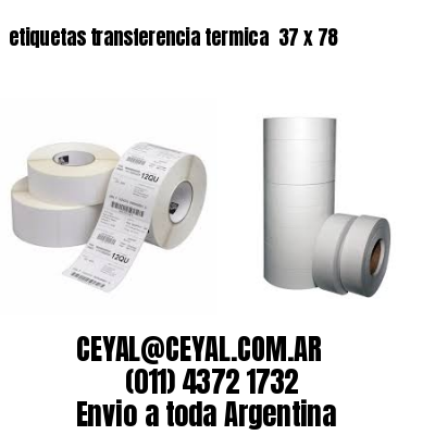 etiquetas transferencia termica  37 x 78