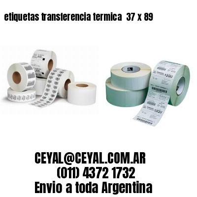 etiquetas transferencia termica  37 x 89
