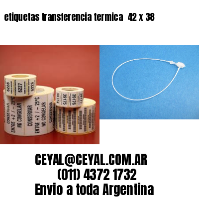 etiquetas transferencia termica  42 x 38