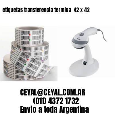 etiquetas transferencia termica  42 x 42