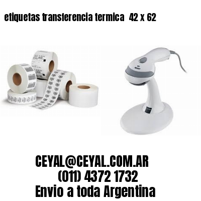 etiquetas transferencia termica  42 x 62