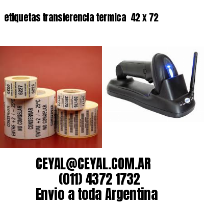 etiquetas transferencia termica  42 x 72
