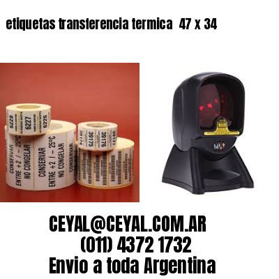 etiquetas transferencia termica  47 x 34