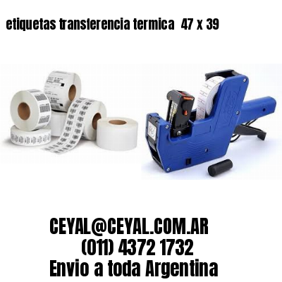 etiquetas transferencia termica  47 x 39