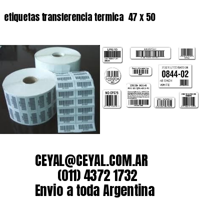 etiquetas transferencia termica  47 x 50