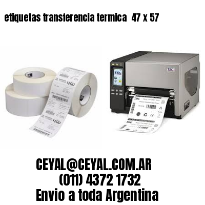 etiquetas transferencia termica  47 x 57