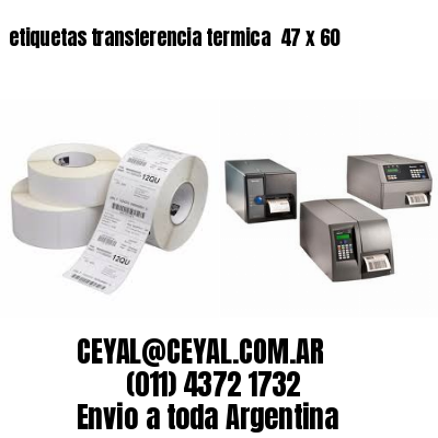 etiquetas transferencia termica  47 x 60
