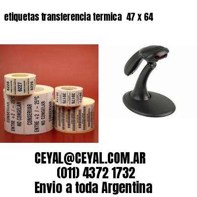 etiquetas transferencia termica  47 x 64