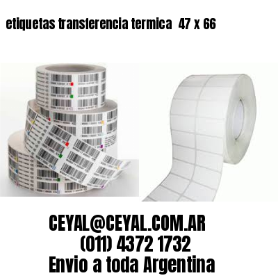 etiquetas transferencia termica  47 x 66