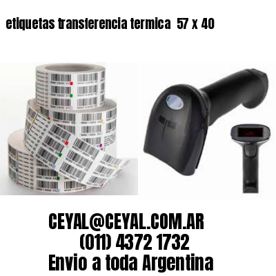 etiquetas transferencia termica  57 x 40
