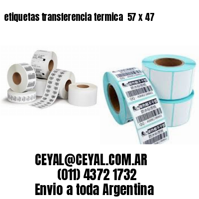 etiquetas transferencia termica  57 x 47