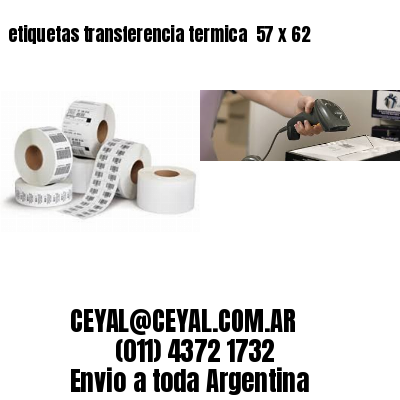 etiquetas transferencia termica  57 x 62
